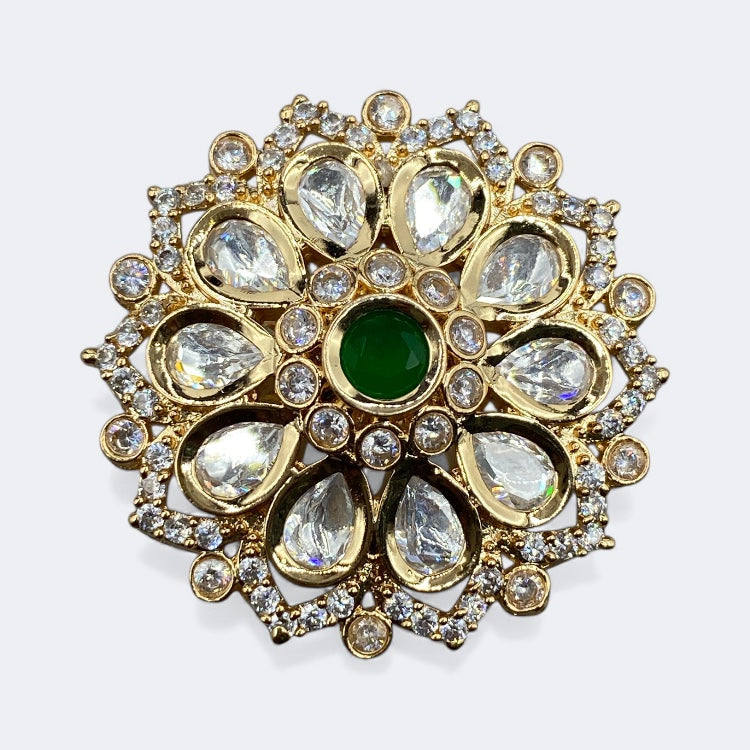 Diwali Polki Cocktail Ring