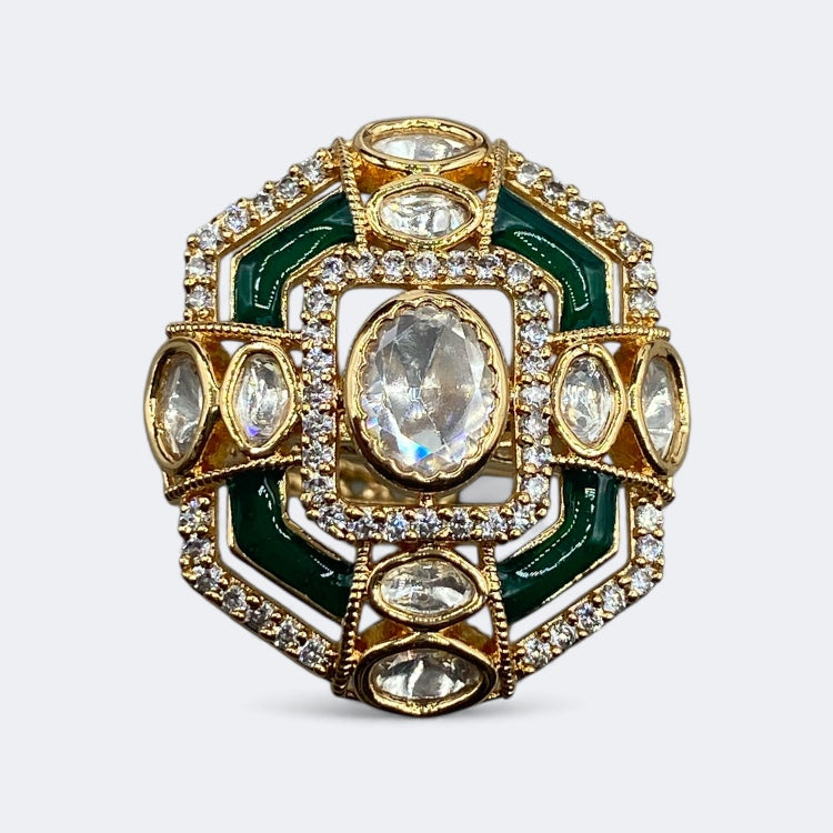 Festive Kundan Ring