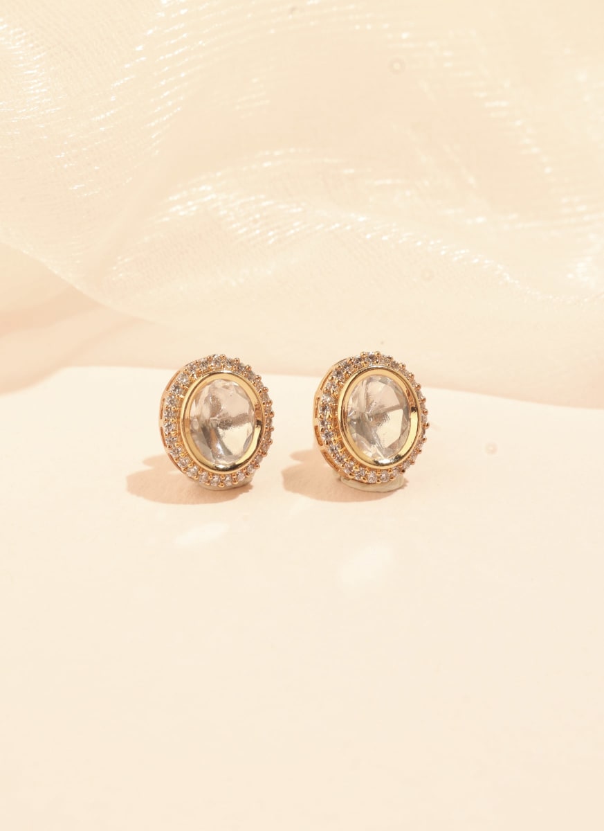 Teej Polki Necklace Set - detail