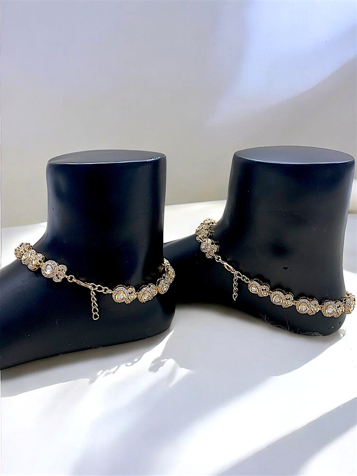 Karva Chauth Kundan Anklet Set