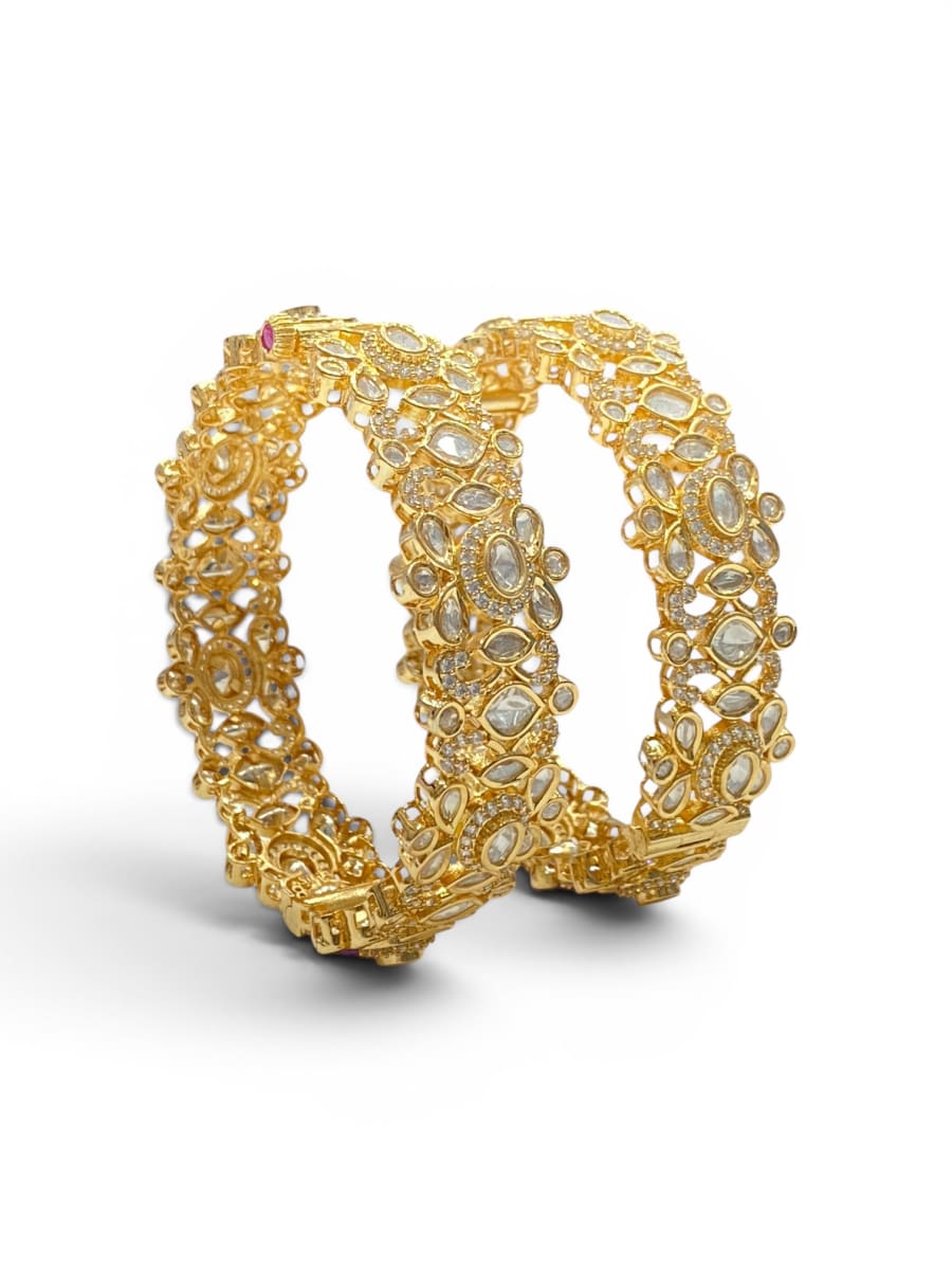 Festive Kundan Bangles