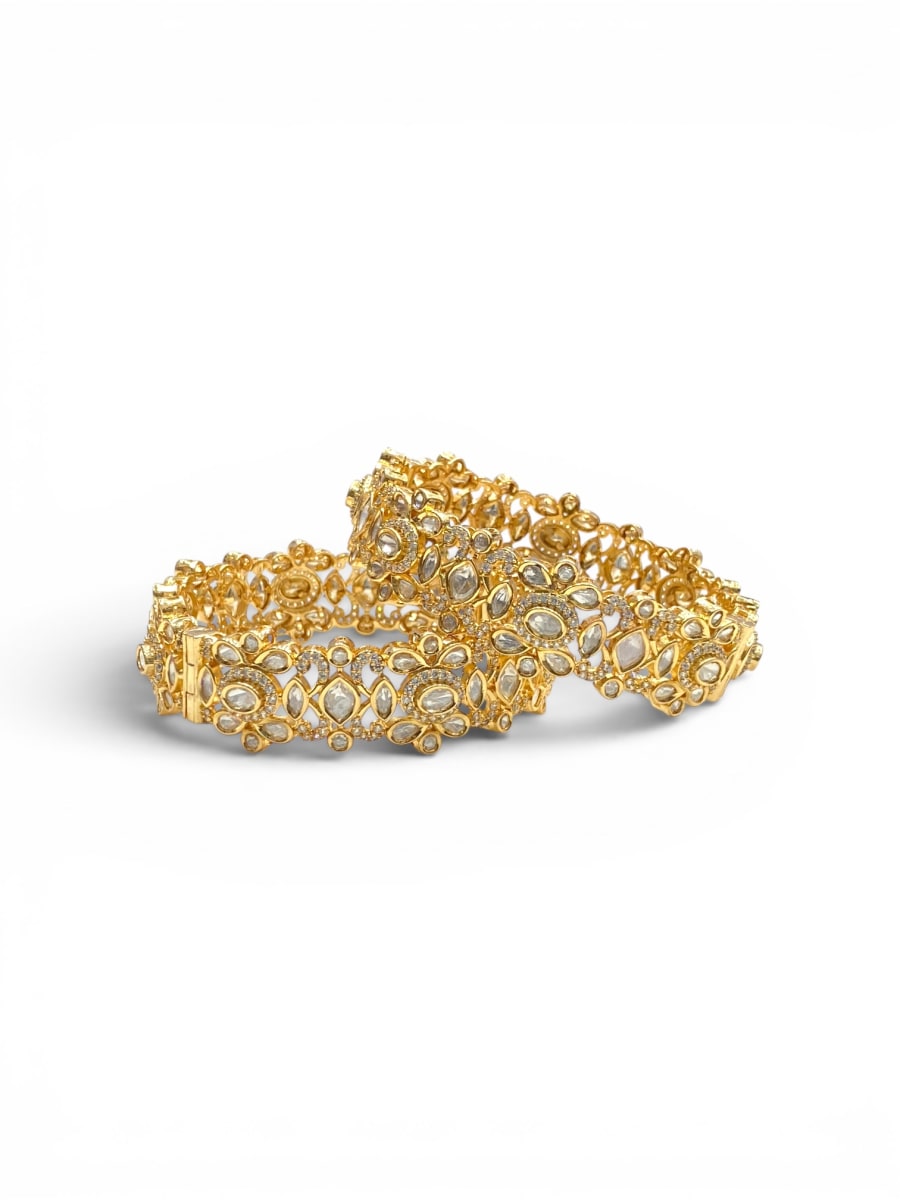 Festive Kundan Bangles