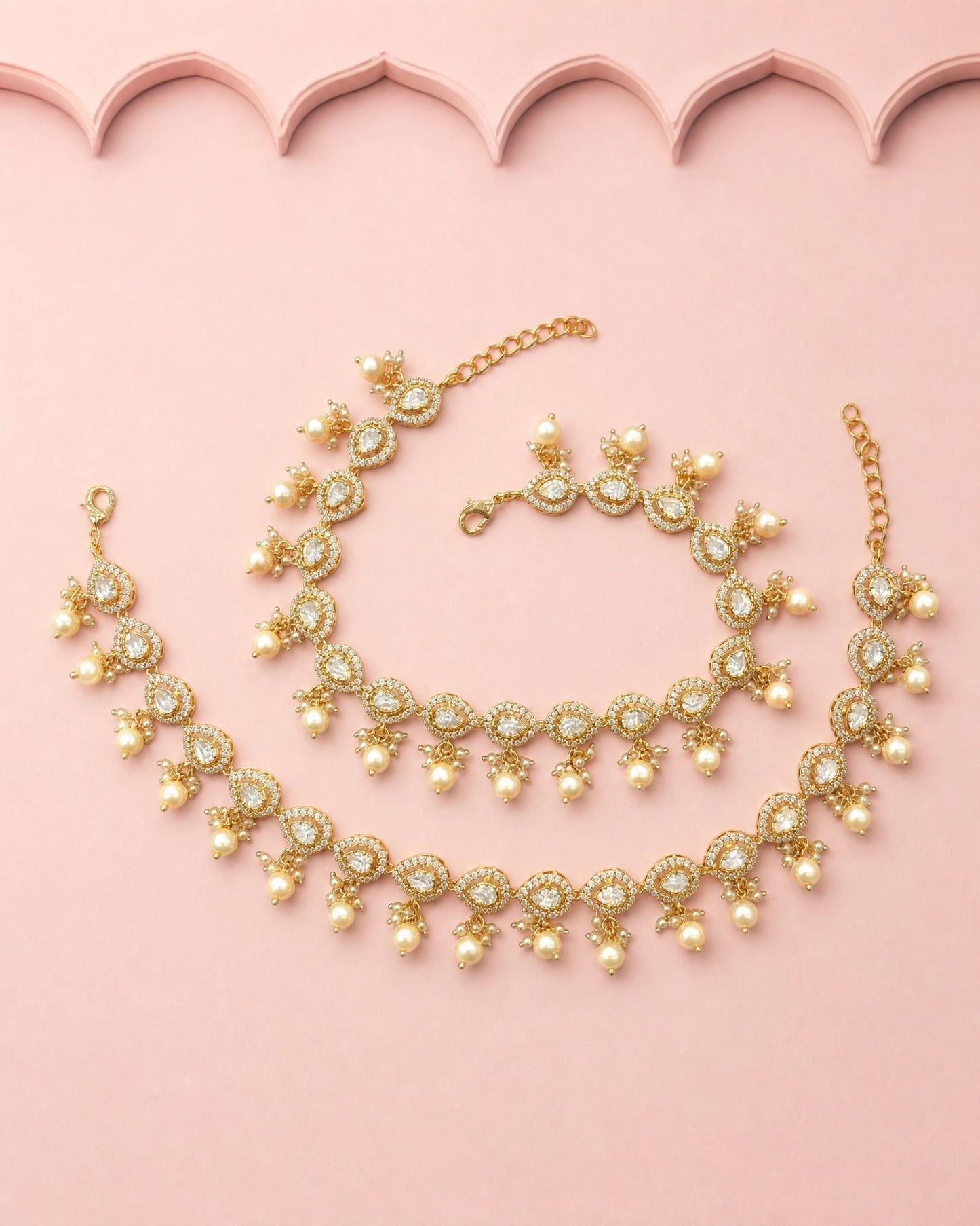 Regal Kundan Payal Anklet