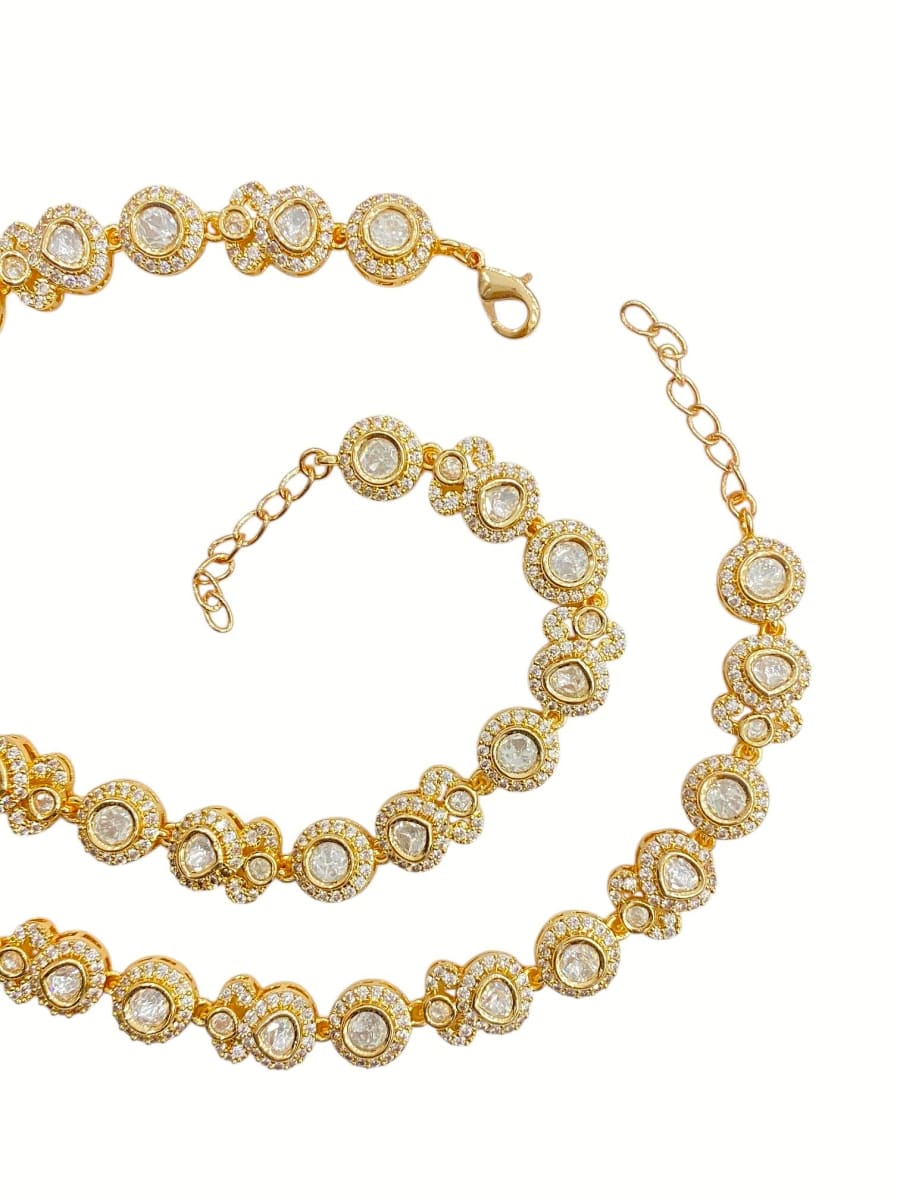 Regal Radiance Anklet - detail