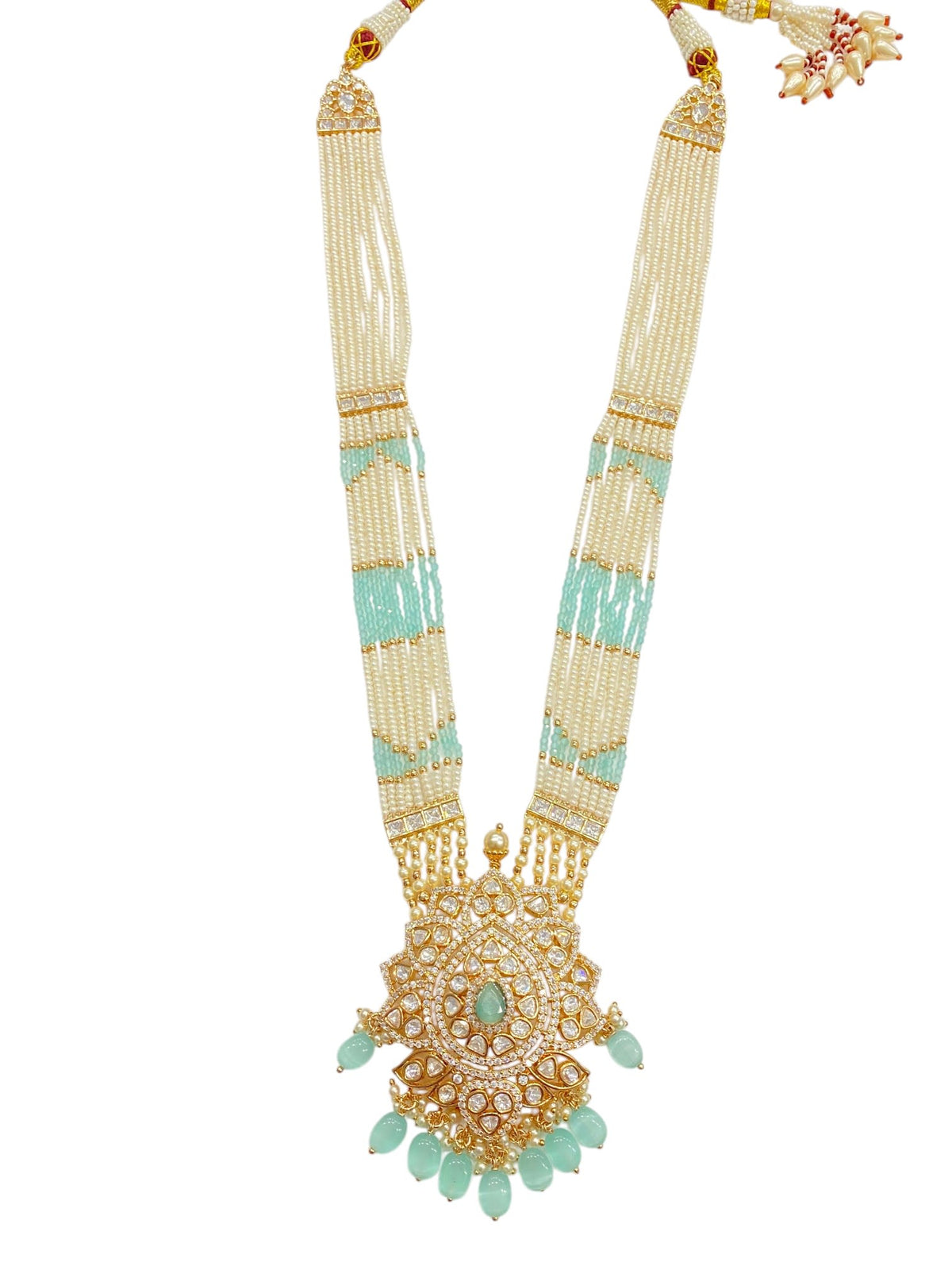 Rajvansh Emerald Veil Haar