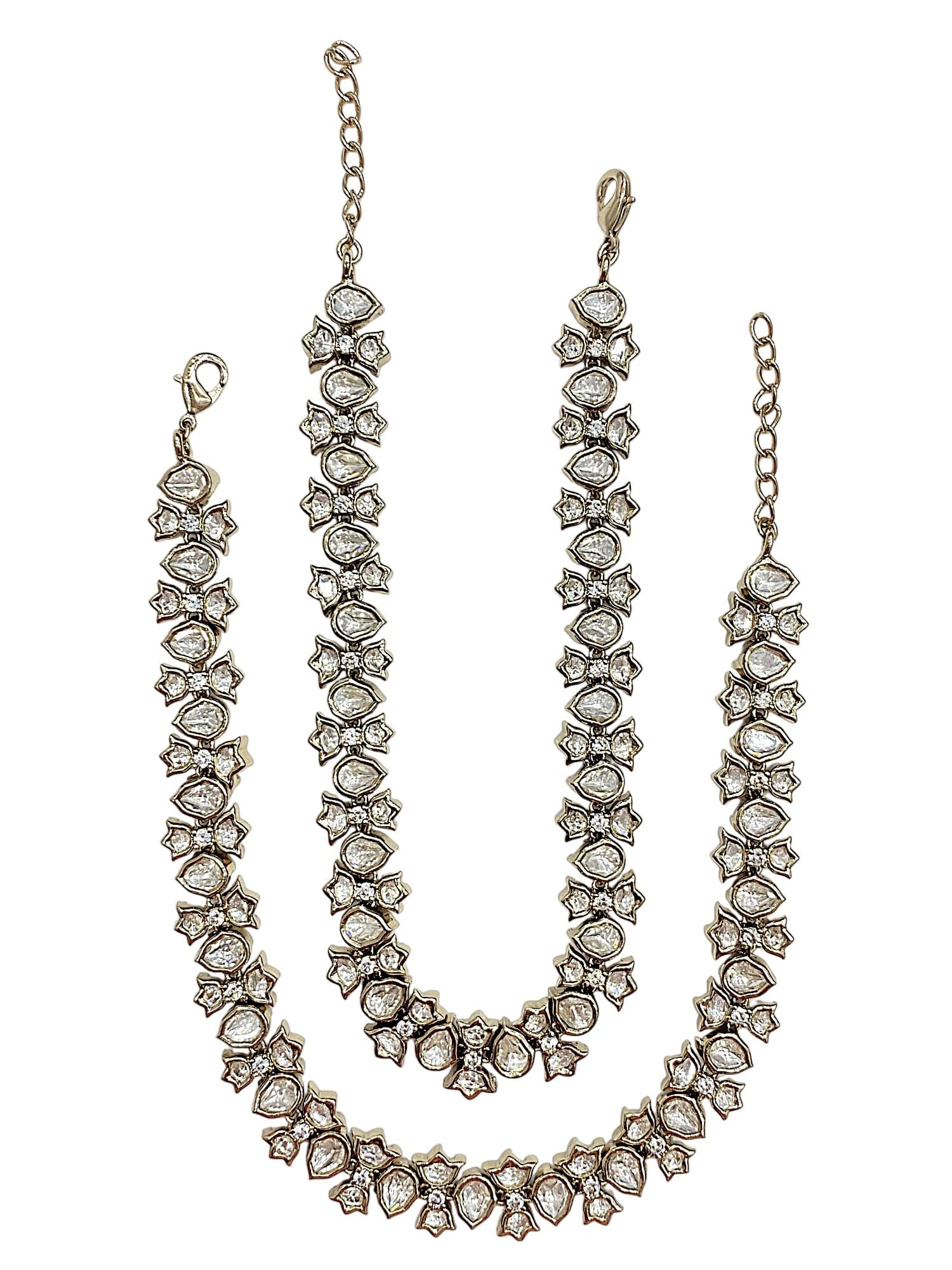Silver-Finish Anklet