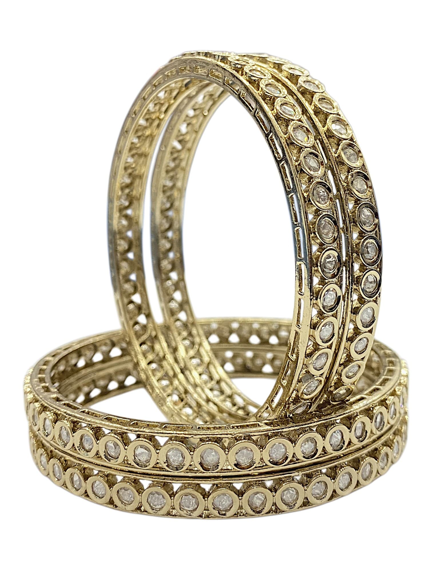 Gold-Plated Meenakari Bangle