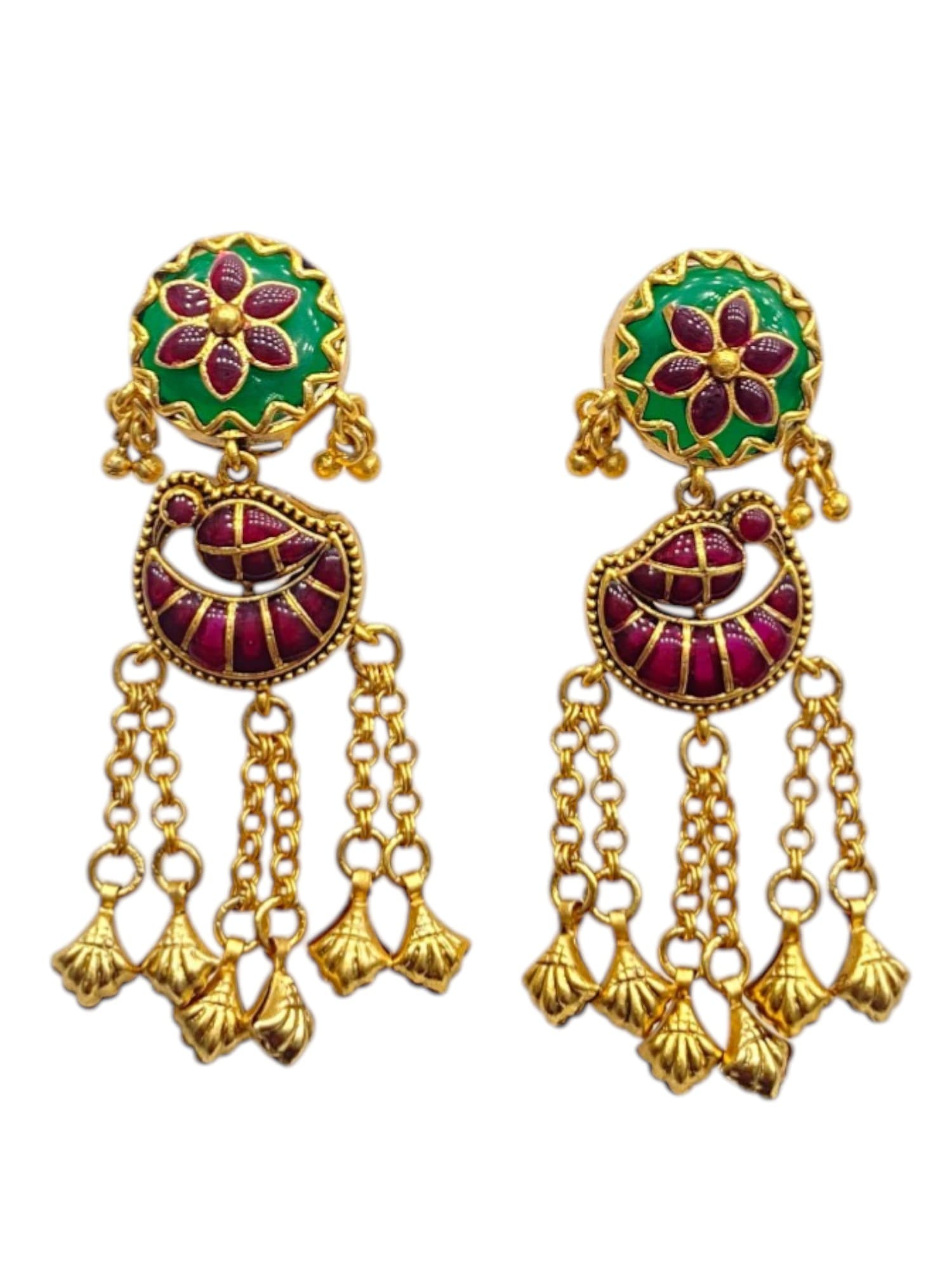 Enamel Hoop Jhumka II