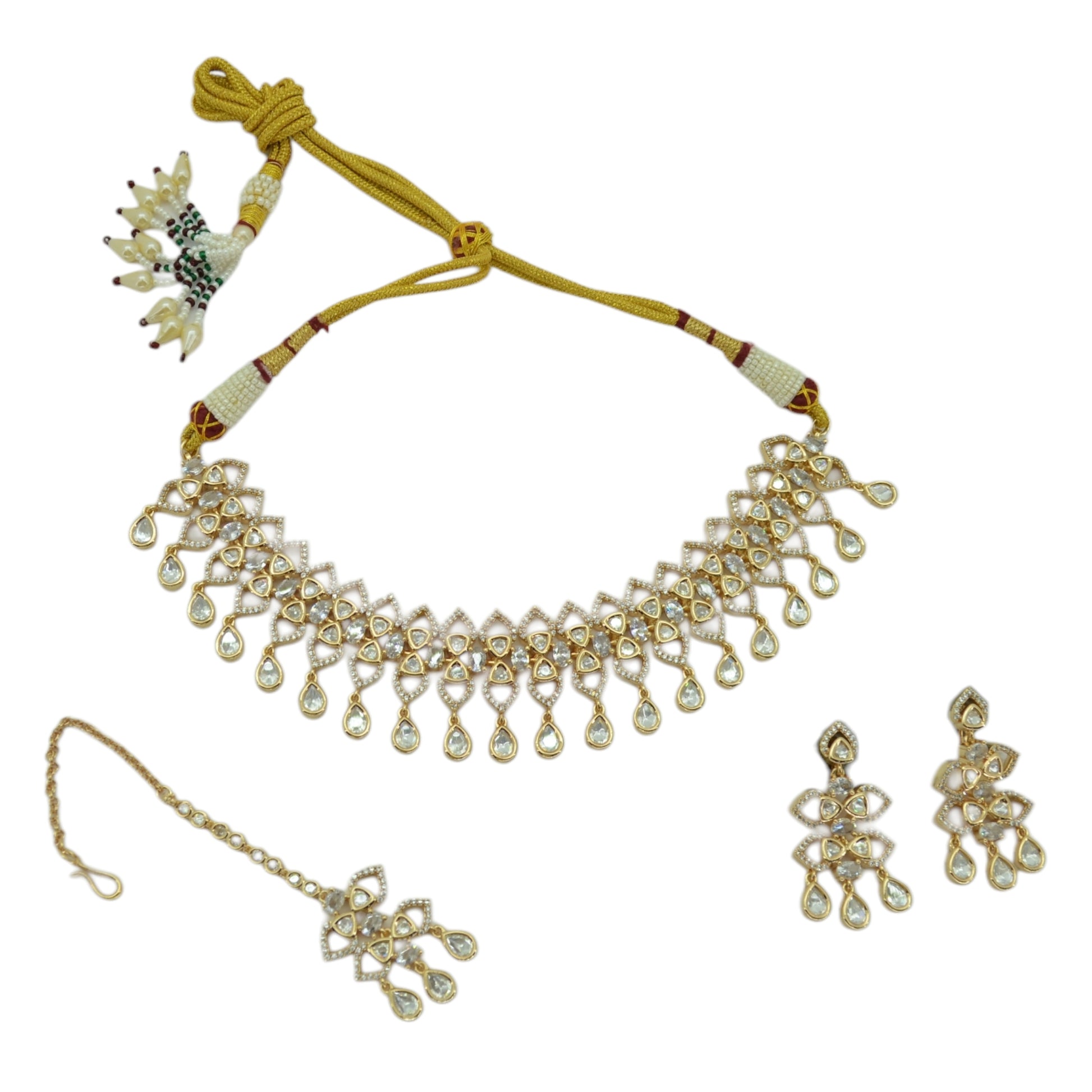 Bridal Carat Plating Kundan Set