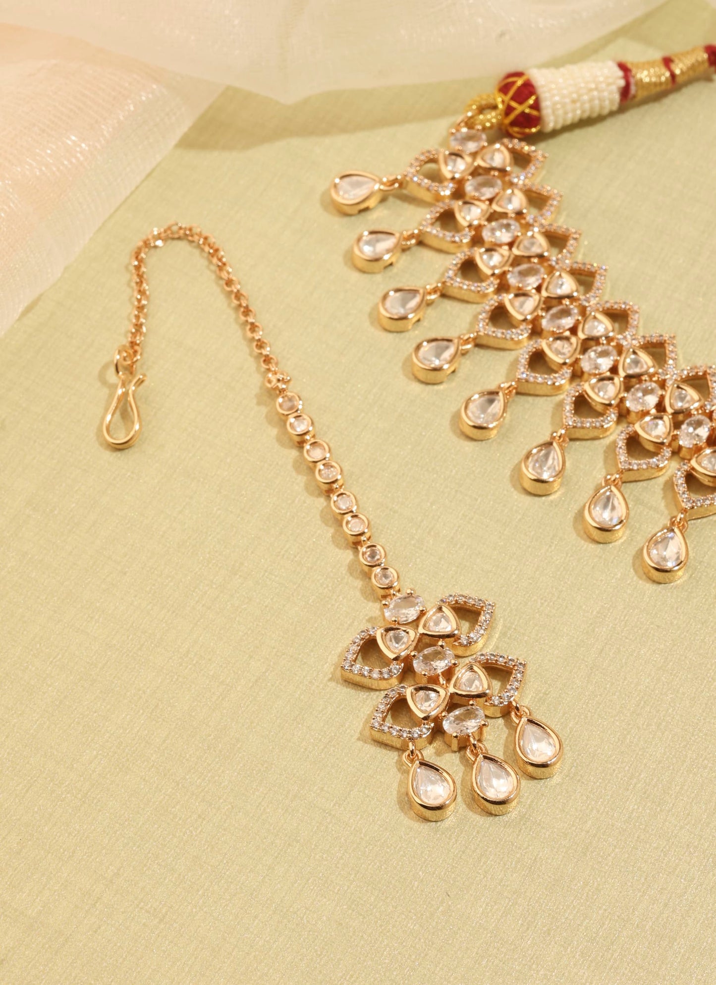 Bridal Carat Plating Kundan Set