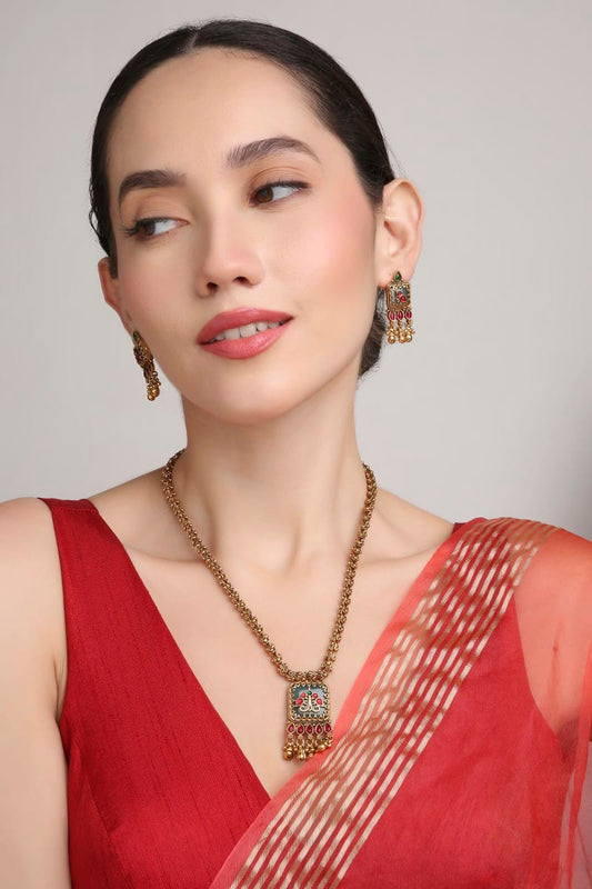 Dulhan Brass Polki Long Haar
