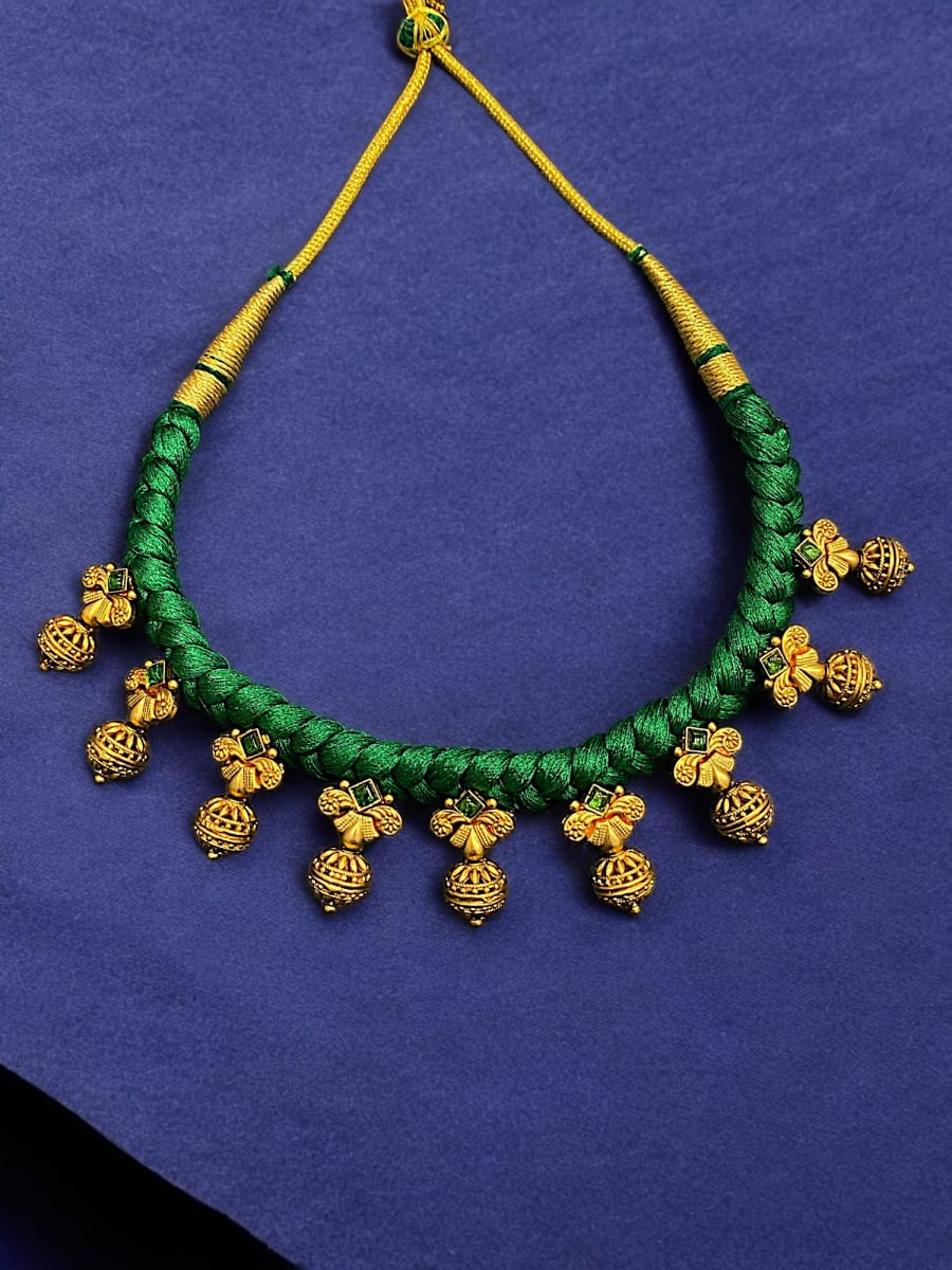 Festive Temple Rani Haar - detail