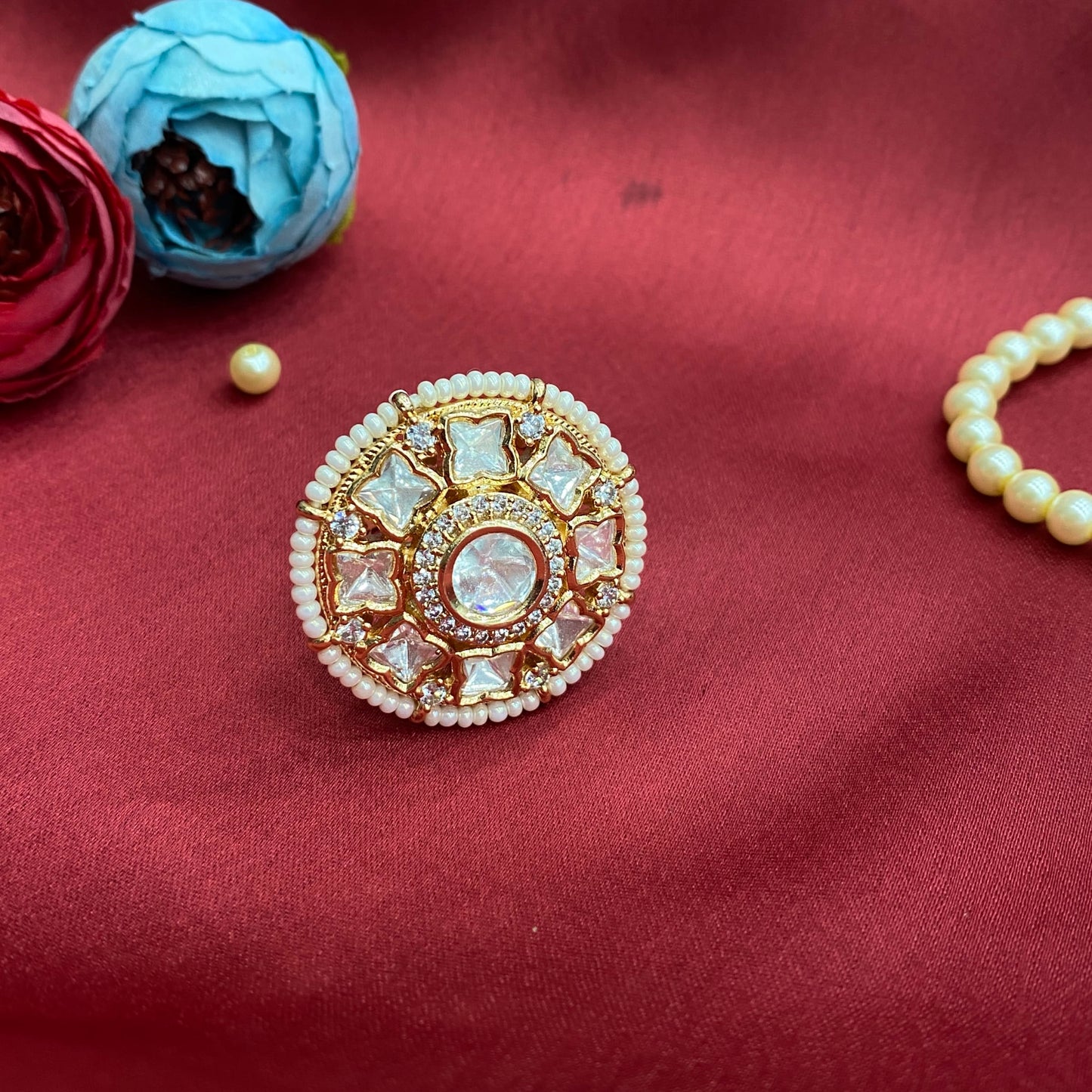 Festive Kundan Ring