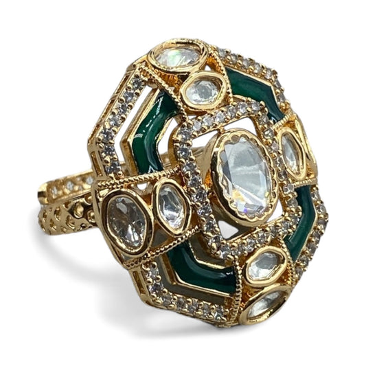 Festive Kundan Ring