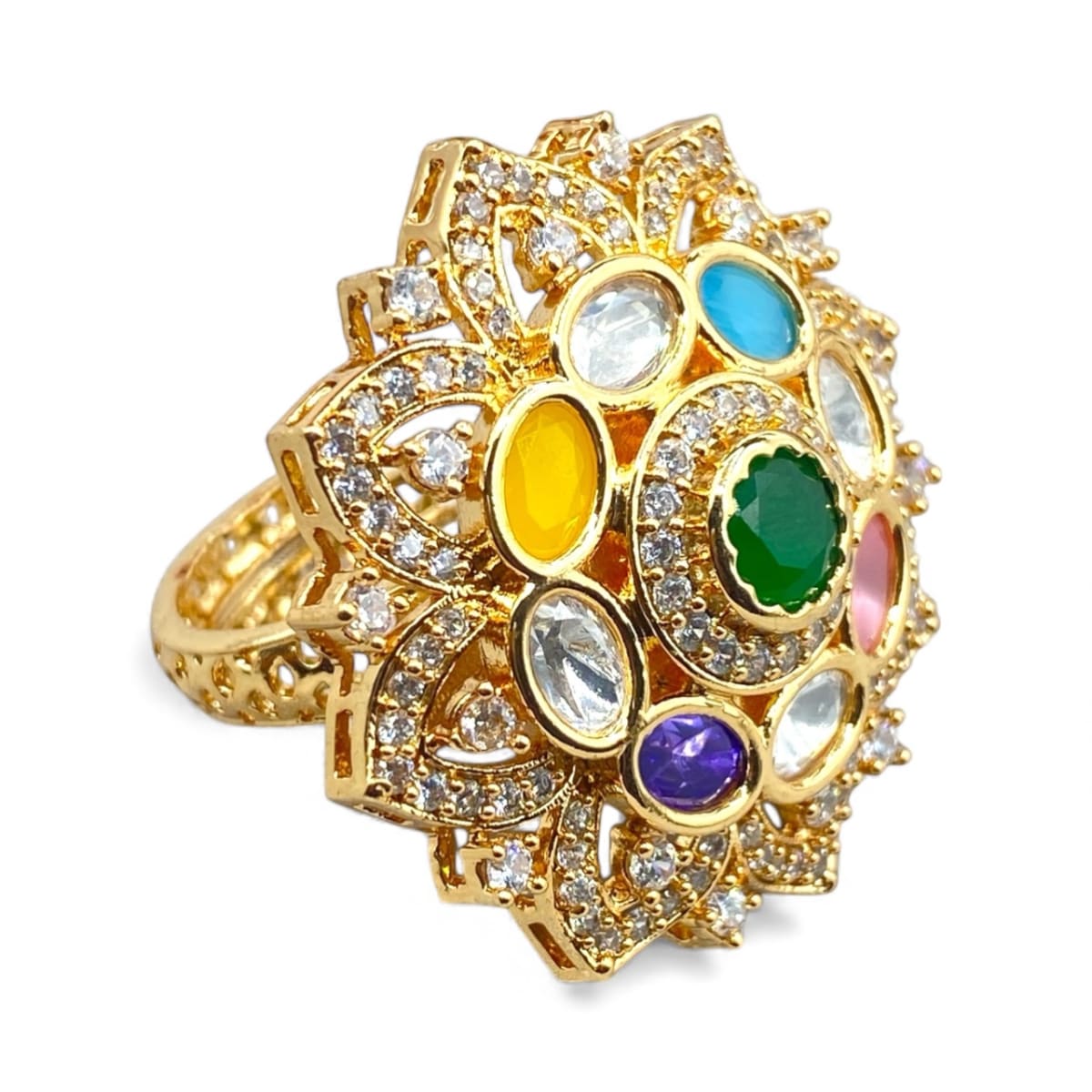 Teej Kundan Ring