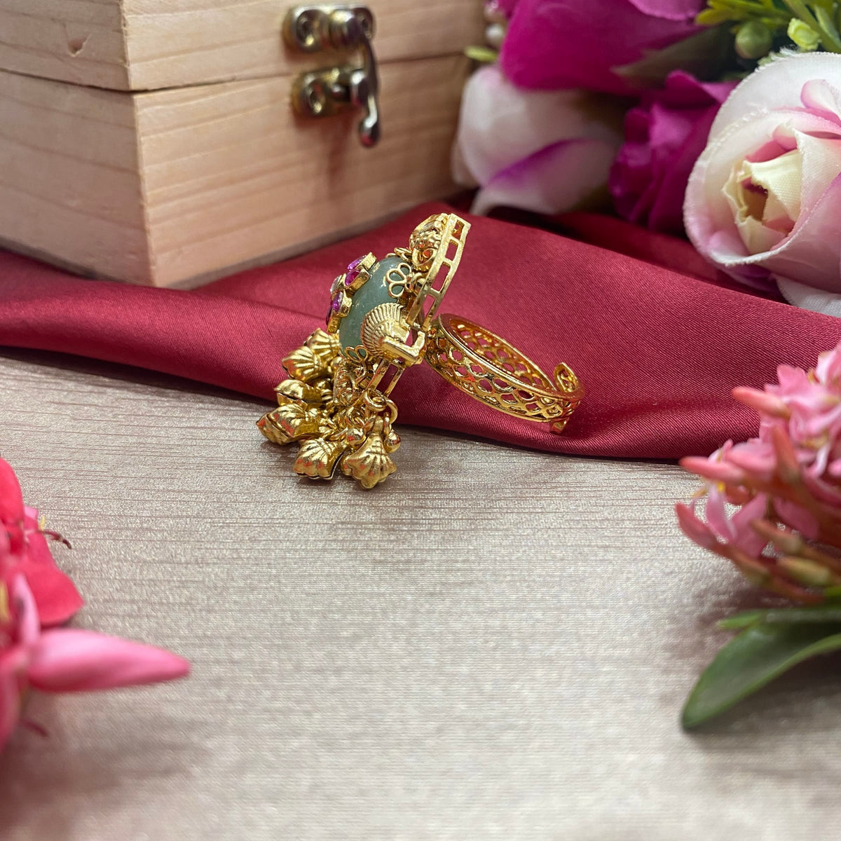 Karva Chauth Kundan Ring