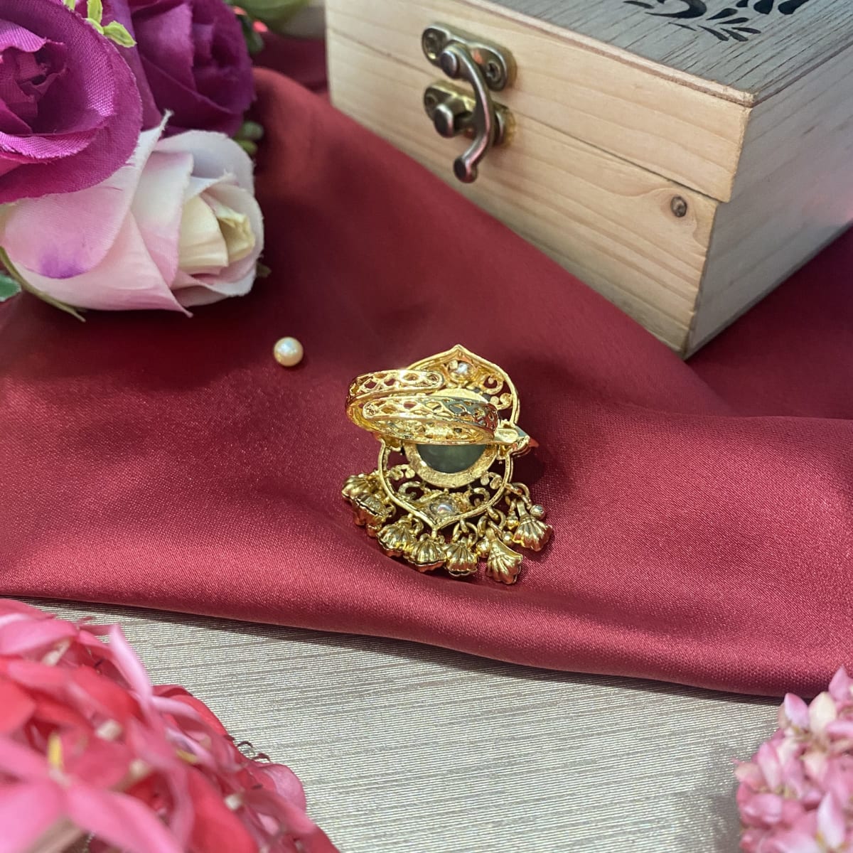 Karva Chauth Heritage Ring - detail