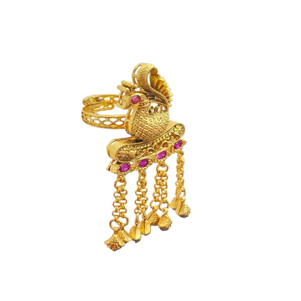 Teej Meenakari Statement Ring