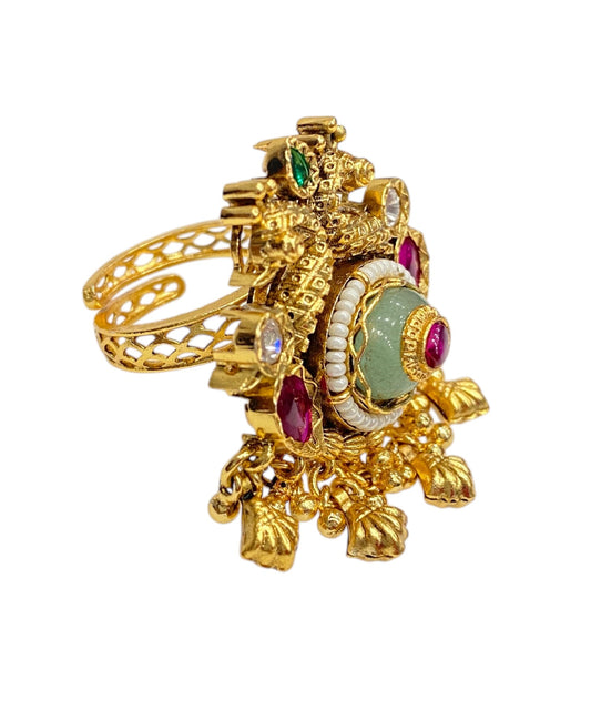 Navratri Extra Ordinary Heritage Statement Ring