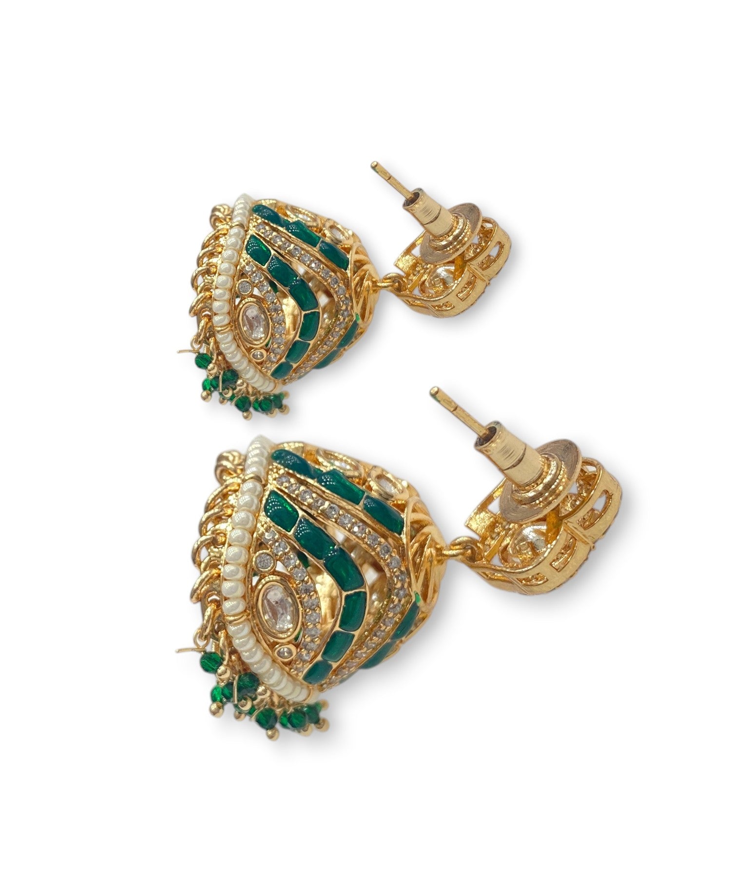 Puja Kundan Jhumkis