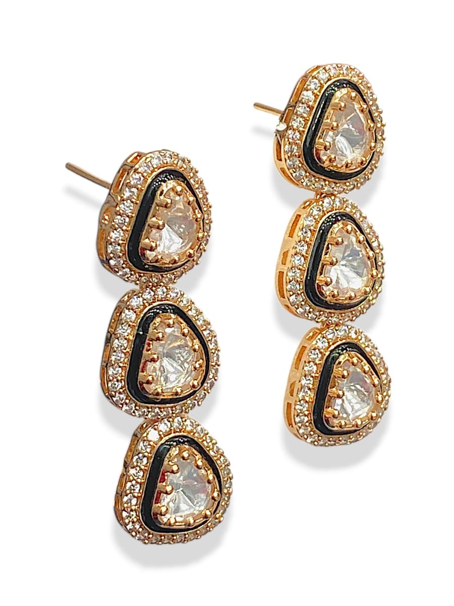 Festive Pearl Earring Set