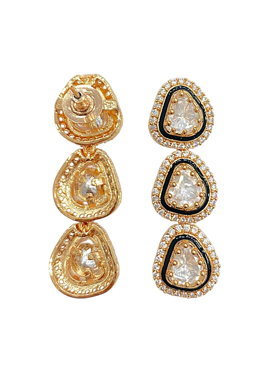 Festive Pearl Earring Set