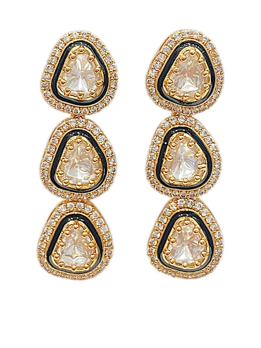 Festive Pearl Earring Set