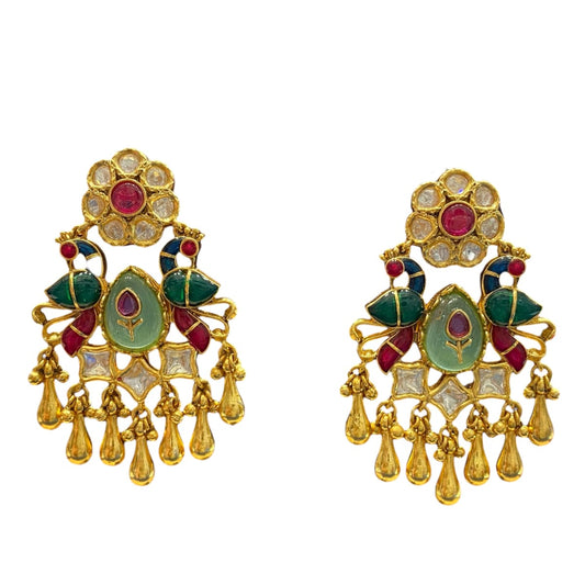 Teej Kundan Jhumkis