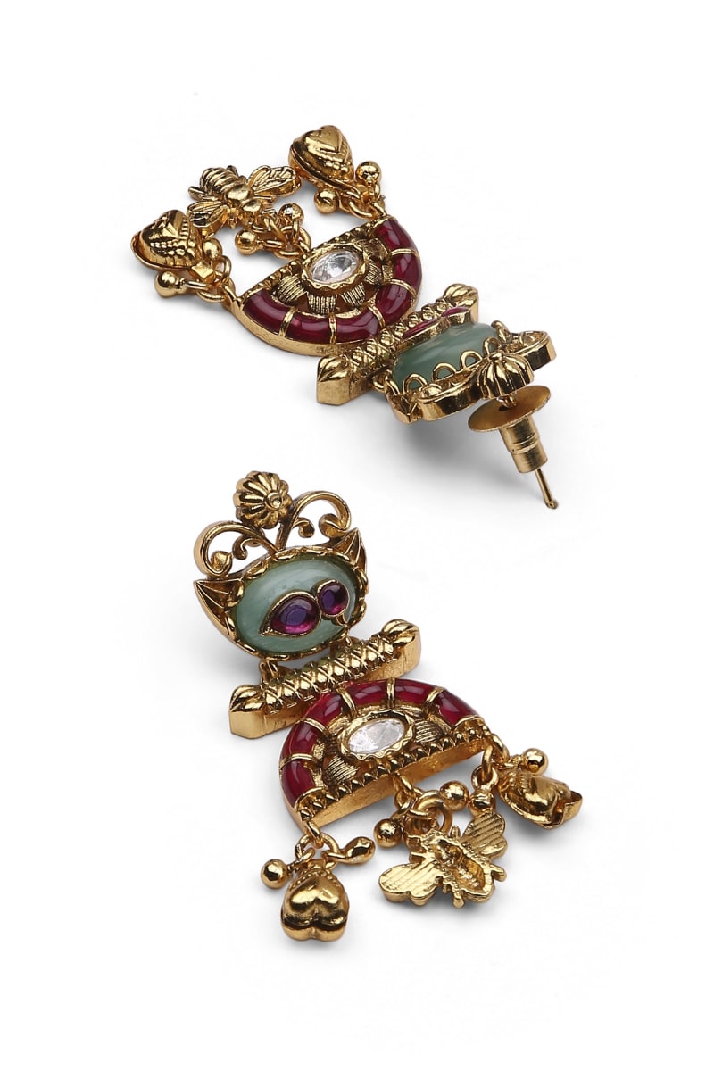 Regel Kundan Necklace Set - detail