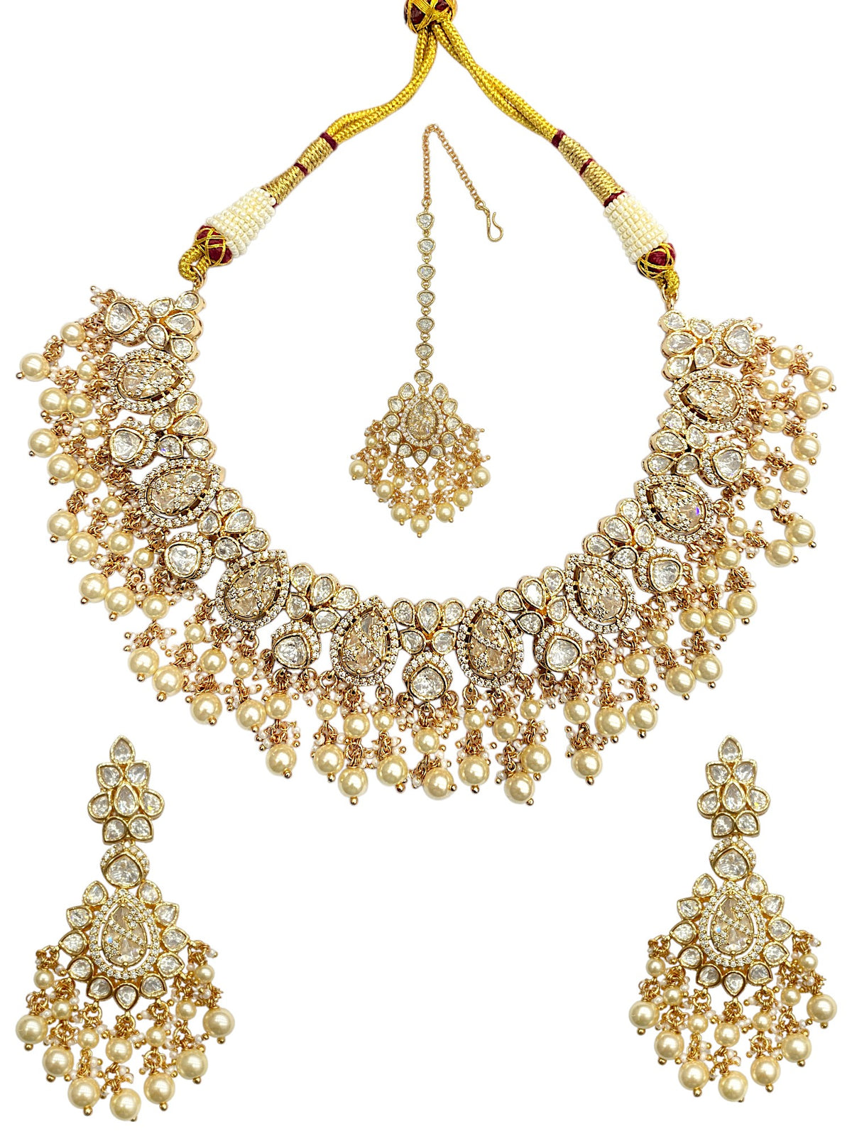 Shimmering Kundan Haar Set