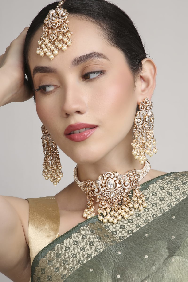 Puja Kundan Bridal Set