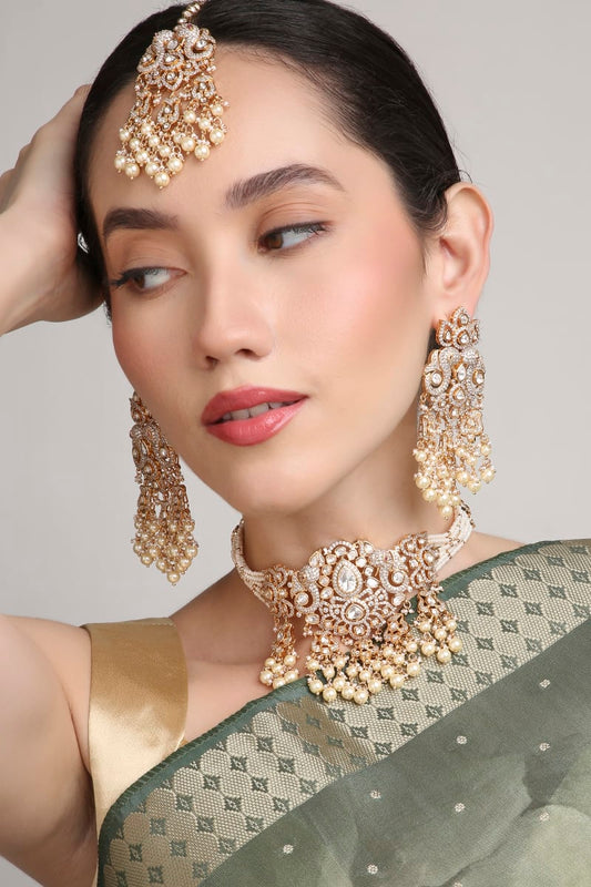 Puja Kundan Bridal Set