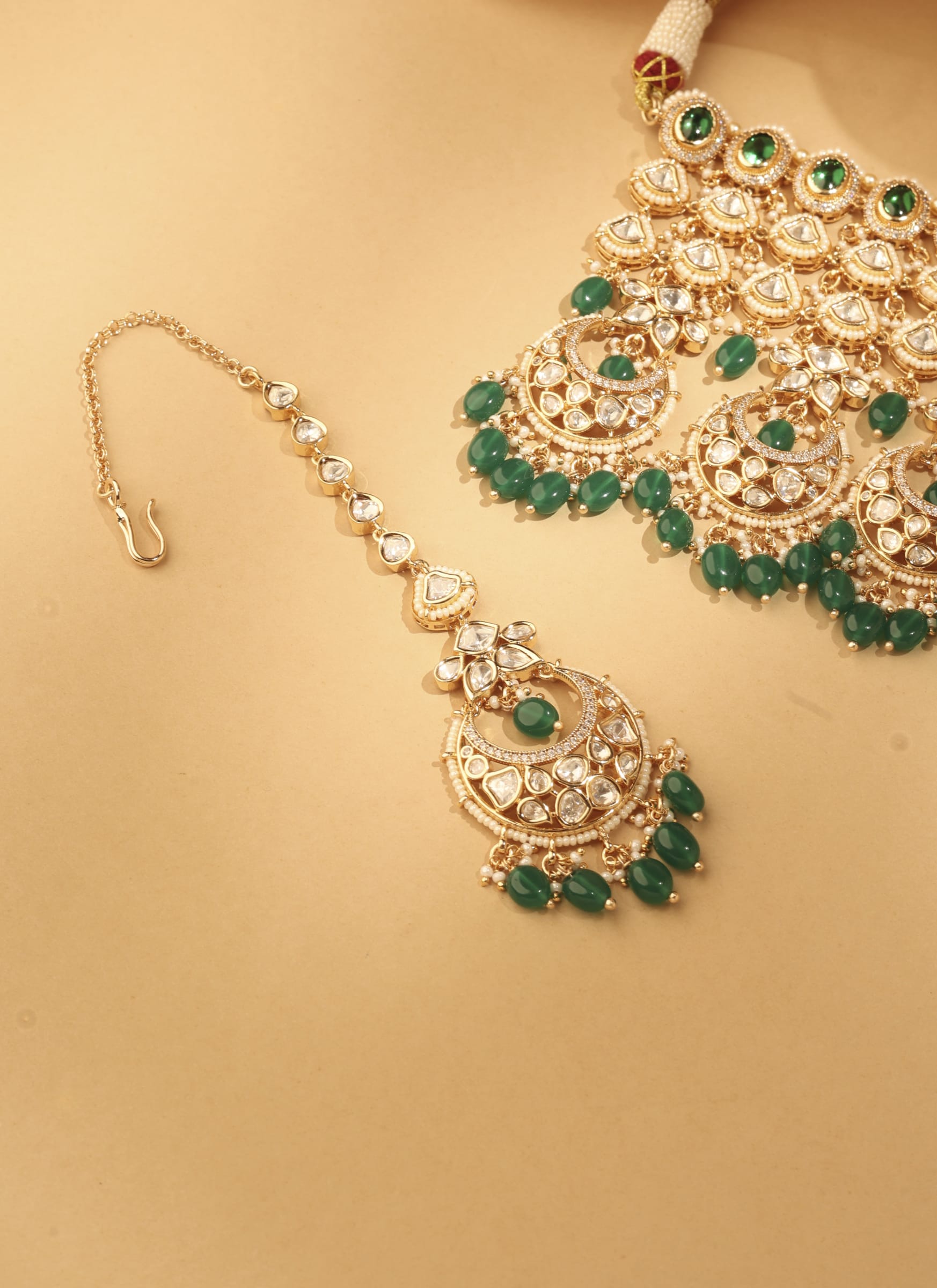 Dulhan Antique Gold Layered Set