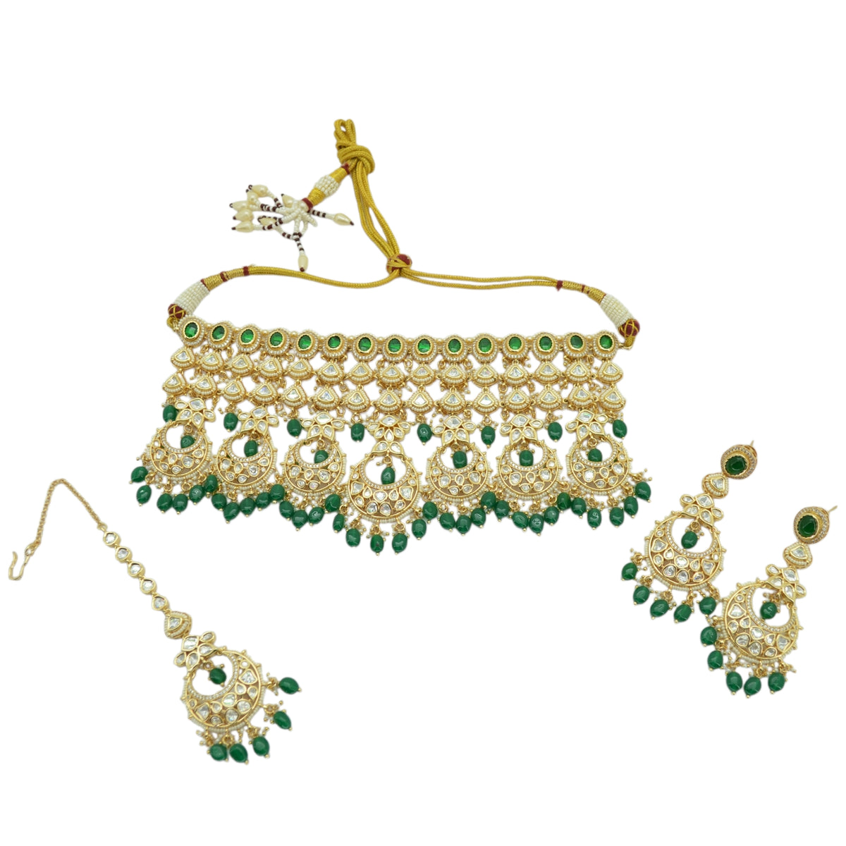Dulhan Antique Gold Layered Set