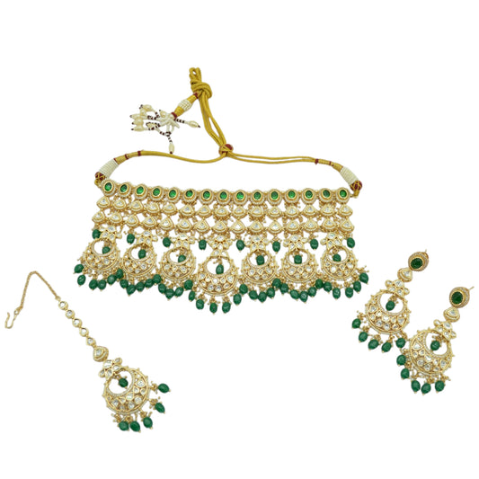 Dulhan Antique Gold Layered Set