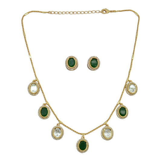 Mehendi Kundan Choker Set