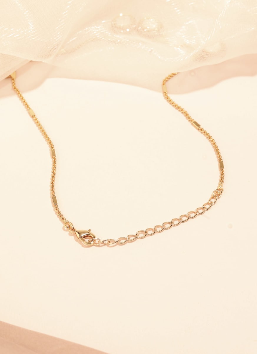 Teej Polki Necklace Set - detail