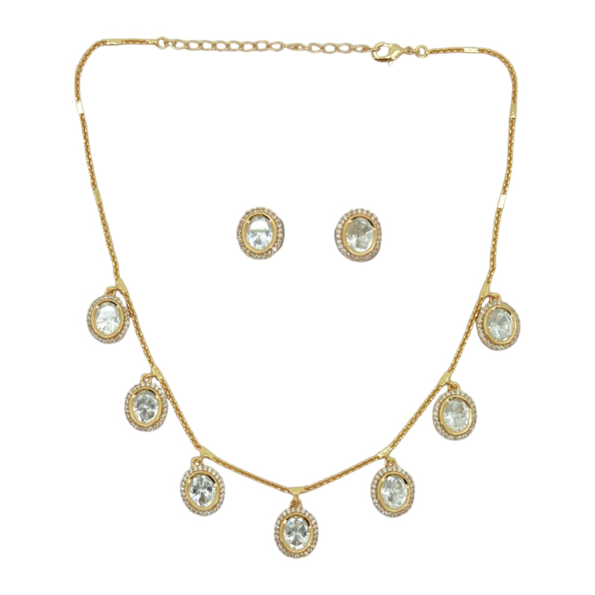 Teej Polki Necklace Set