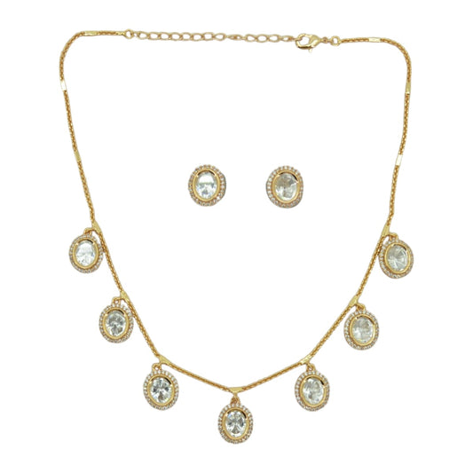 Teej Polki Necklace Set