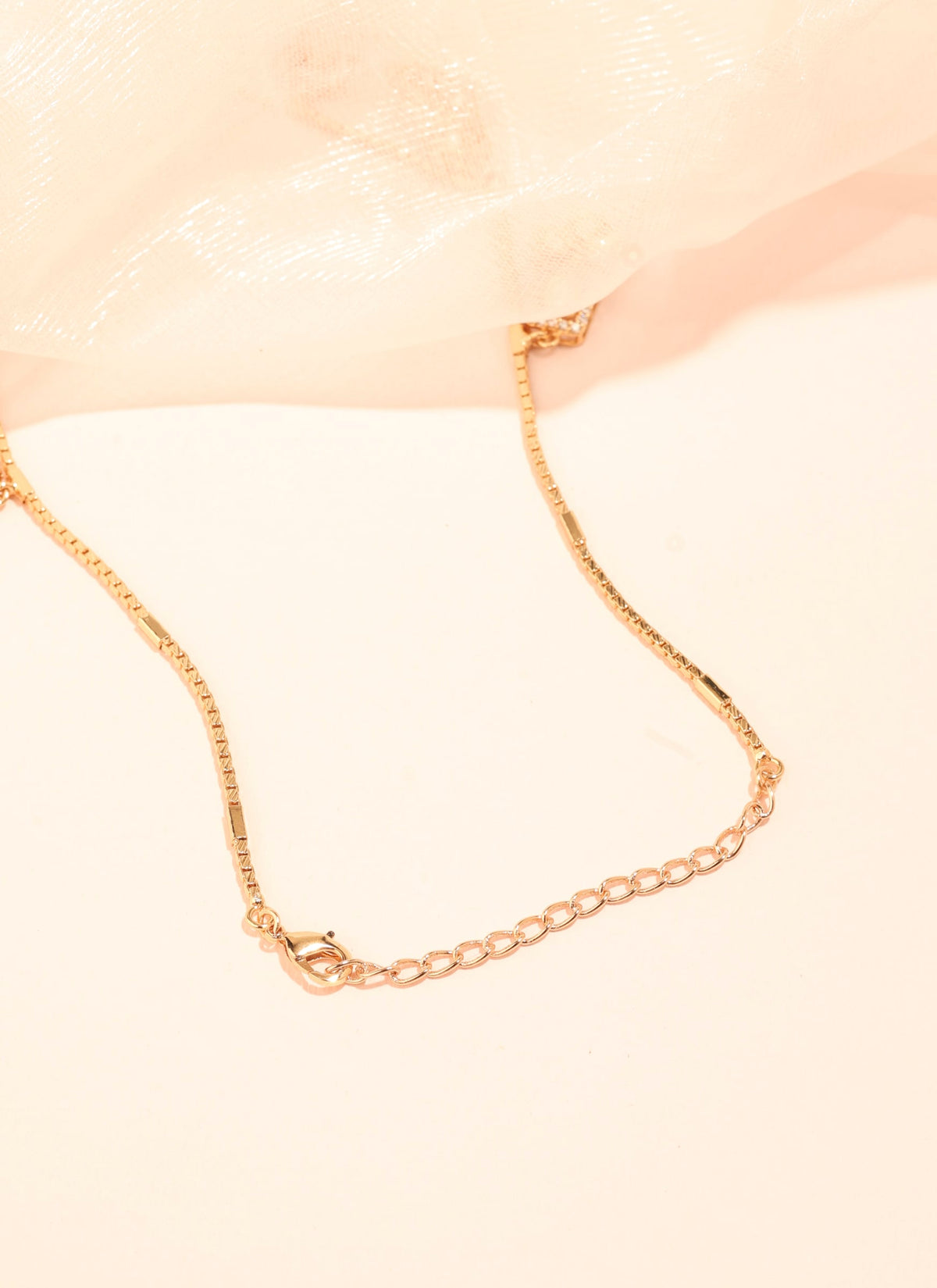 Gold Finish Statement Neck Piece
