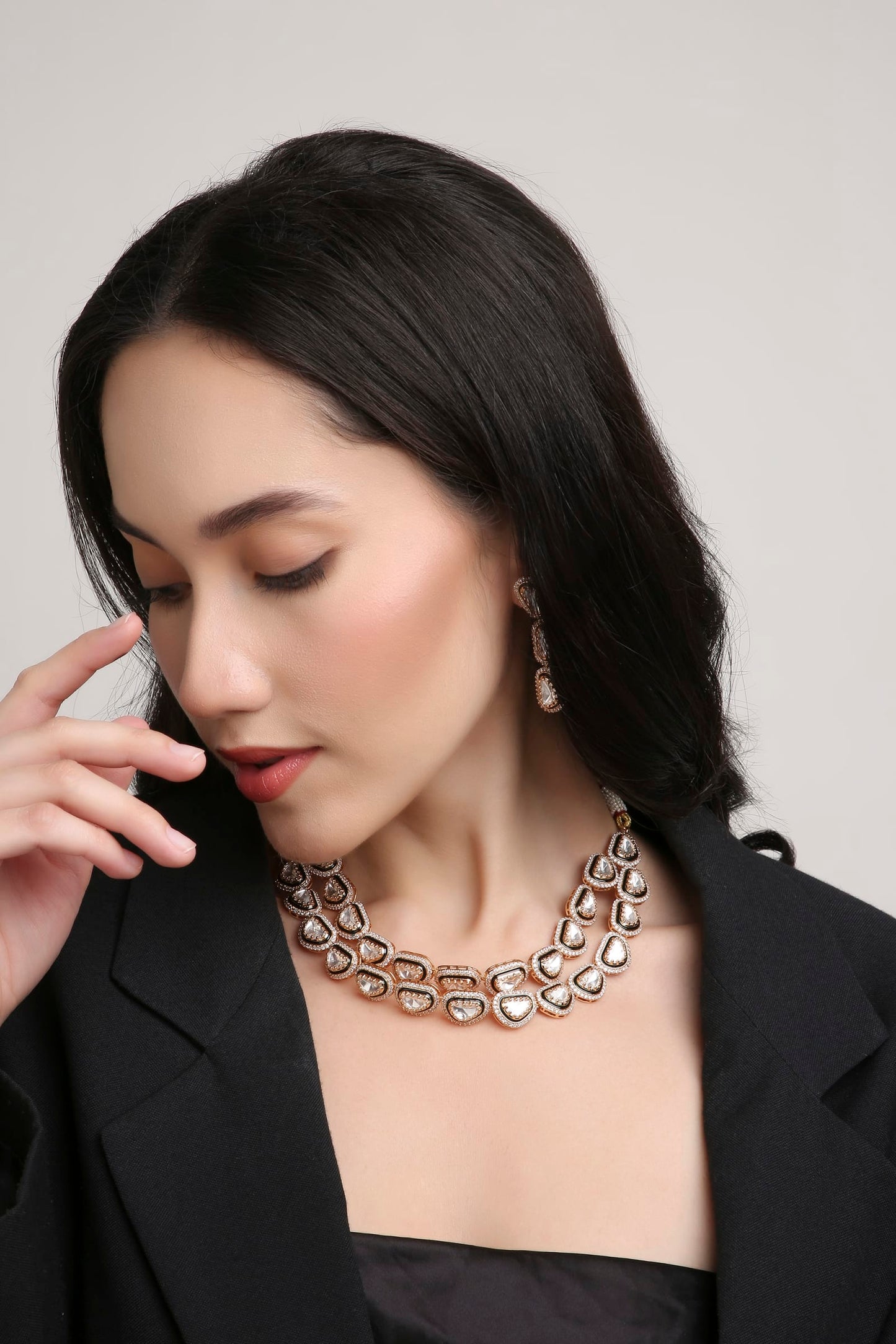 Elegant Indo Western Jewelry Set