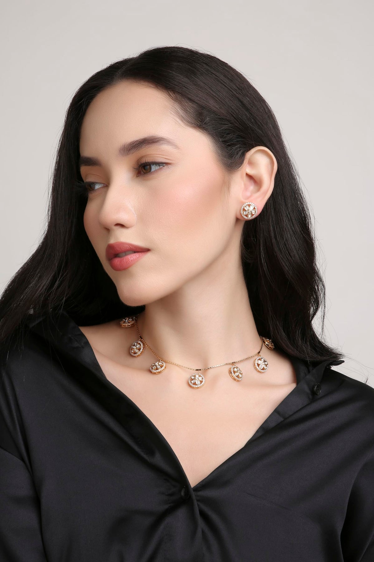 Dulhan Kundan Layered Set