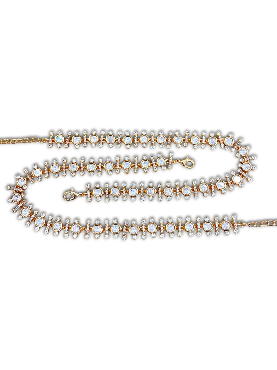 Festive Kundan Payal Set