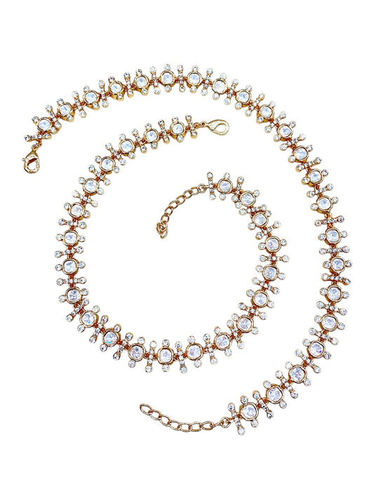 Festive Kundan Payal Set
