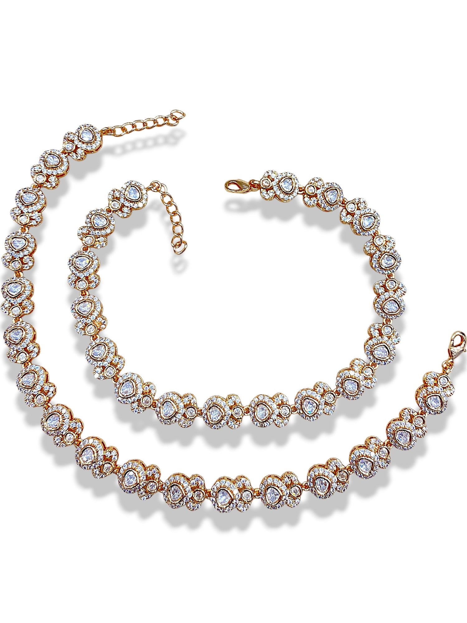 Karva Chauth Kundan Anklet Set