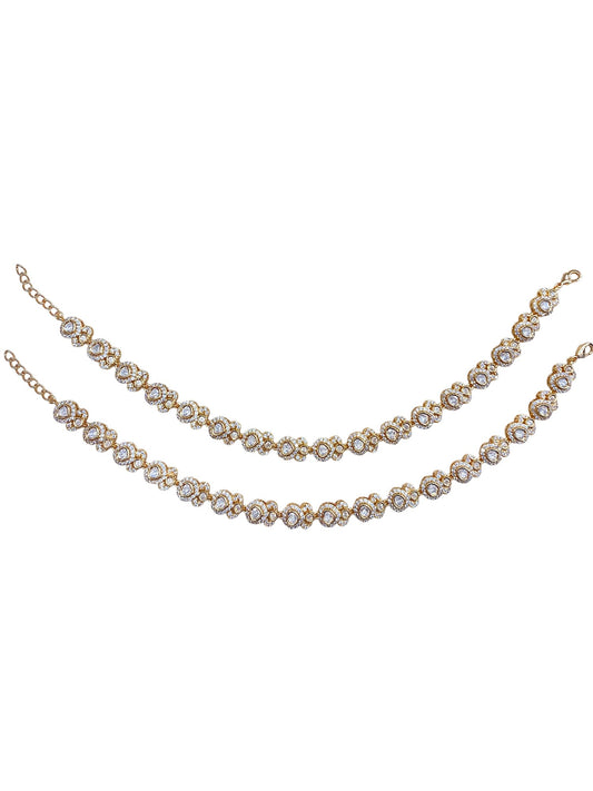 Karva Chauth Kundan Anklet Set | Sirini Jewellery