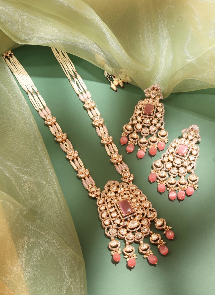 Bridal Kundan Long Haar – Pink