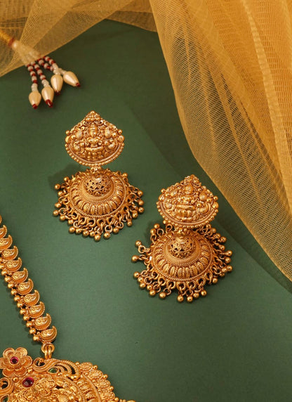 Bridesmaids Temple Long Haar Long Sets by Sirini Jewellery, Festive wear - detail