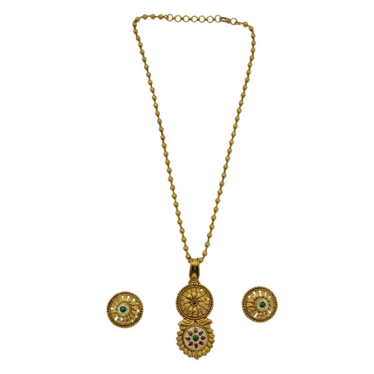 Temple Pendant Long Haar