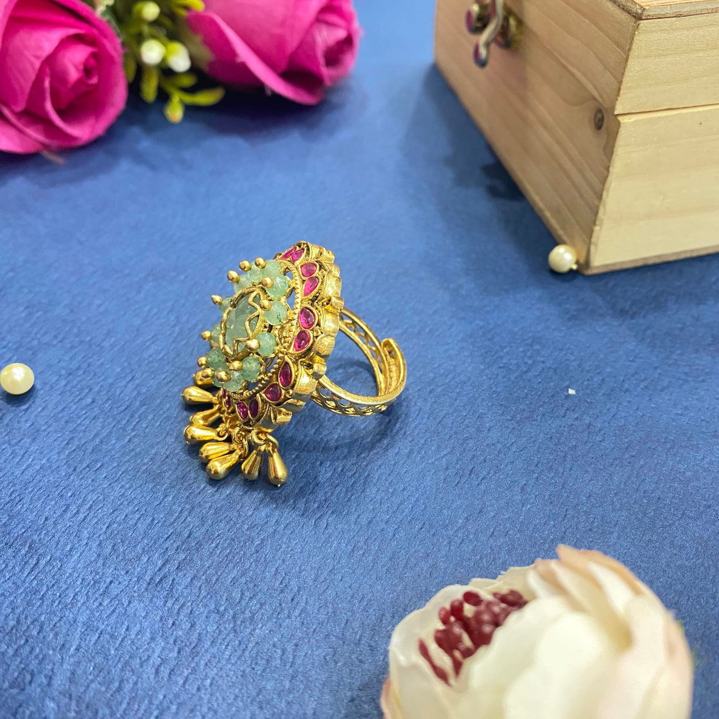 Festive Kundan Ring